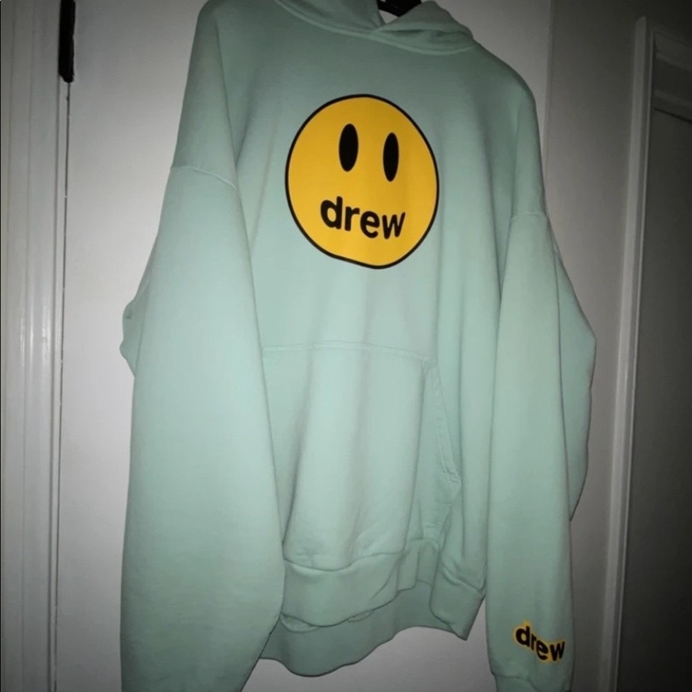 Mint DREW hoodie! Worn once :)